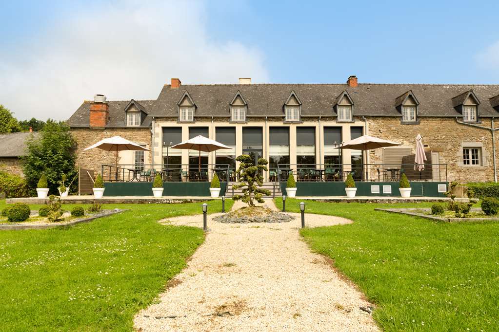 Hotel De L'Abbaye Le Tronchet  Buitenkant foto