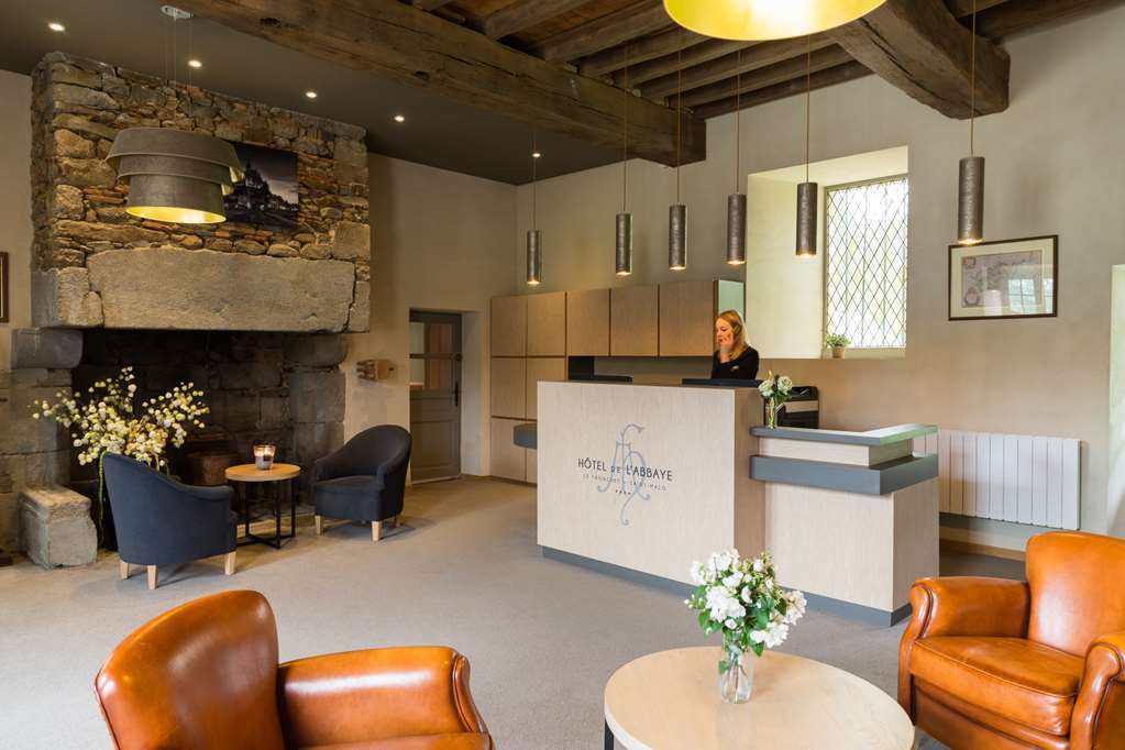 Hotel De L'Abbaye Le Tronchet  Interieur foto